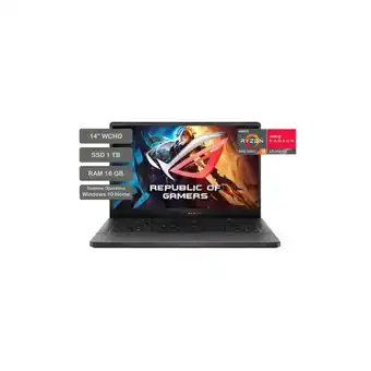 Falabella Portátil gamer asus rog zephyrus g14 amd ryzen 9 oferta