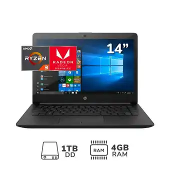 Falabella Portátil hp 245 ryzen 3, 1tb dd, ram 8gb, win 10h oferta