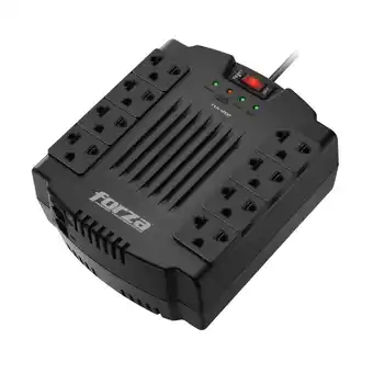 Falabella Regulador voltaje automático forza 1200va/600w 8 s oferta