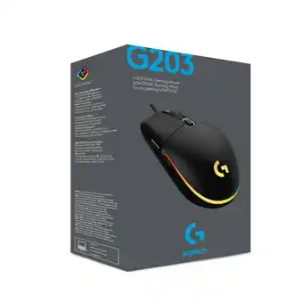 Falabella Mouse gamer logitech g203 lightsync negro oferta