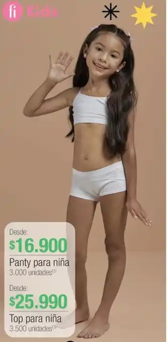 Jumbo Panty para niña oferta