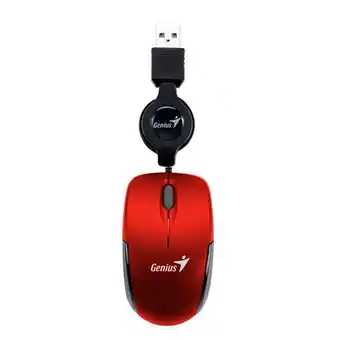 Falabella Micro mouse retráctil genius gmn104 rojo oferta