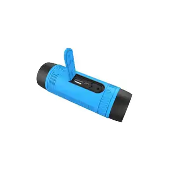 Falabella Parlante bluetooth bicicleta s1 linterna azul sd oferta