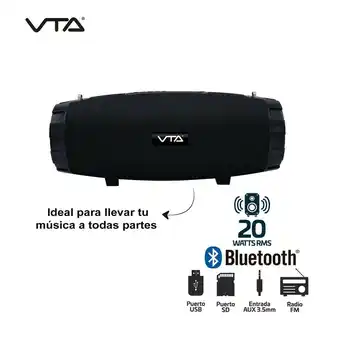 Falabella Parlante recargable de 20 watts rms, bluetooth usb oferta