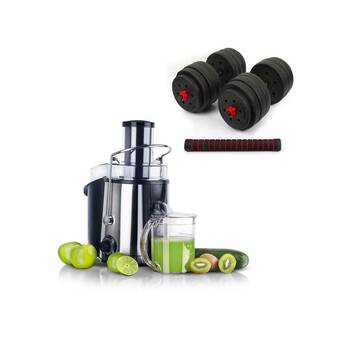 Falabella Combo extractor jugos 850w + mancuernas pesas 20kg oferta