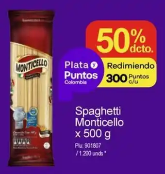 Surtimax Spaghetti Monticello x 500 g oferta