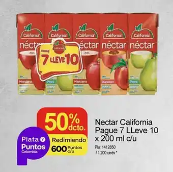 Surtimax Nectar California Pague 7 LLeve 10 x 200 ml c/u oferta