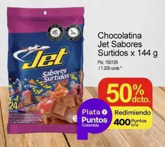 Surtimax Chocolatina Jet Sabores Surtidos x 144 g oferta
