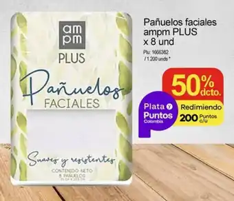 Surtimax Pañuelos faciales am pm PLUS x 8 und oferta