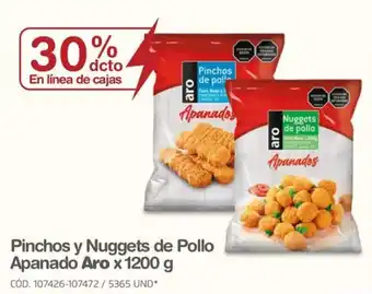 Makro Pinchos y Nuggets de Pollo Apanado Aro x 1200 g oferta