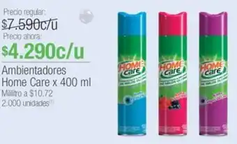 Jumbo Ambientadores Home Care x 400 ml oferta