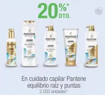 Jumbo En cuidado capilar Pantene equilibrio raíz y puntas oferta