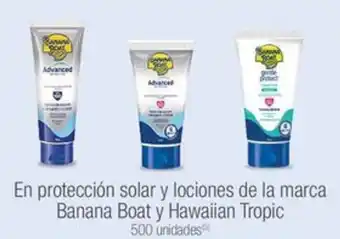 Jumbo En protección solar y lociones de la marca Banana Boat y Hawaiian Tropic oferta