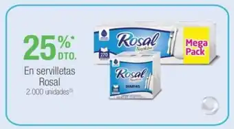 En servilletas Rosal