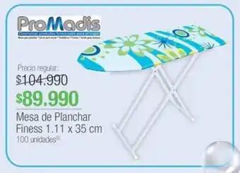 Jumbo Mesa de Planchar Finess 1.11 x 35 cm oferta