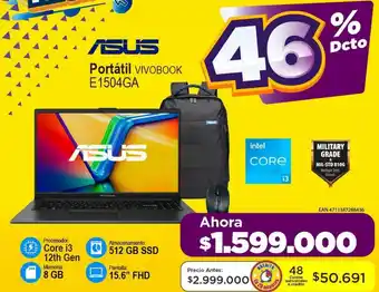 Alkomprar ASUS Portátil VIVOBOOK E1504GA oferta