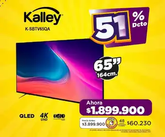Alkomprar Kalley K-SBTV65QA oferta