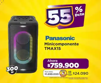 Alkomprar Panasonic Minicomponente TMAX15 oferta