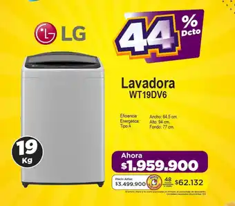 Alkomprar LG Lavadora WT19DV6 oferta