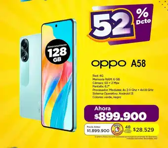 Alkomprar oppo A58 128GB oferta