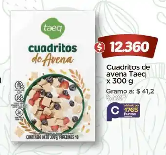 Surtimax Cuadritos de avena Taeq x 300 g oferta