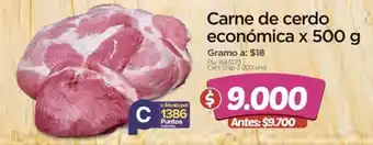 Surtimax Carne de cerdo económica x 500 g oferta