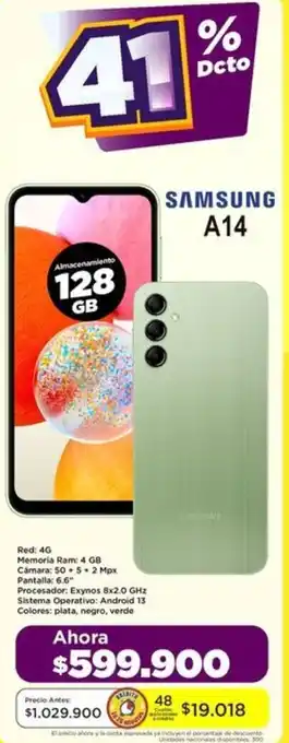Alkomprar SAMSUNG A14 128GB oferta