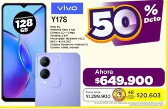 Alkomprar vivo Y17S 128GB oferta