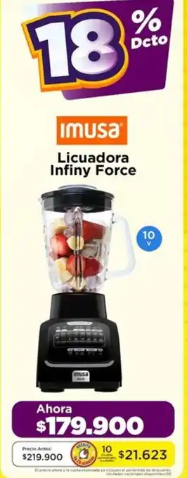 Alkomprar imusa Licuadora Infiny Force oferta