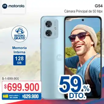 Ktronix motorola G54 Cámara Principal de 50 Mpx oferta