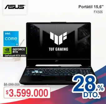 Ktronix Asus Portátil 15,6" FX506 oferta