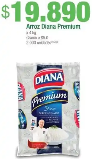 Jumbo Arroz Diana Premium x 4kg oferta
