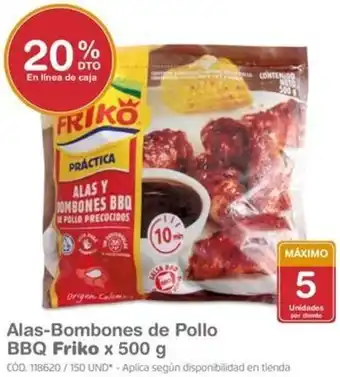Makro Alas-Bombones de Pollo BBQ Friko x 500g oferta