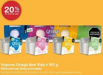 Makro Yogures Griego Aro Vida x 160g oferta