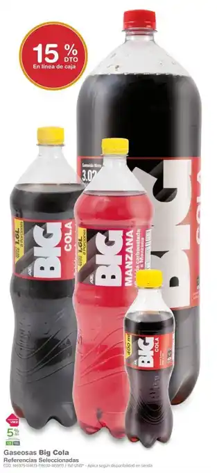 Makro Gaseosas Big Cola oferta