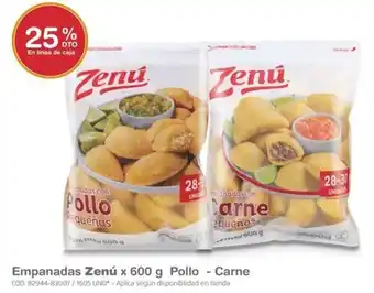 Makro Empanadas Zenú x 600g Pollo - Carne oferta