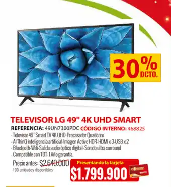MercaCentro Televisor LG 49" 4K UHD Smart oferta