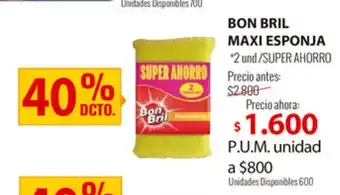 MercaCentro Bon Bril Maxi Esponja oferta