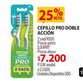 Cepillo Pro Doble Accion