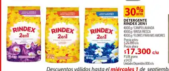 Detergente Rindex 2 en 1