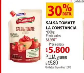 Salsa Tomate La Constancia