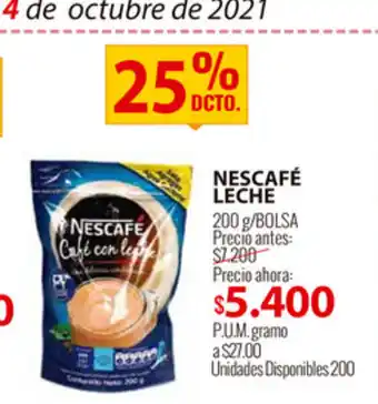 Nescafe Leche 200g