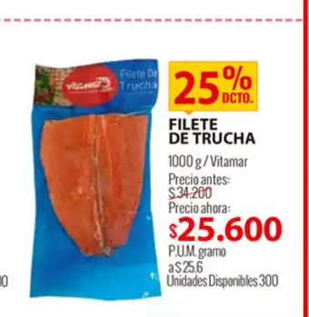 MercaCentro Filete de Trucha oferta