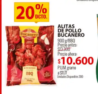 Alitas de Pollo Bucanero