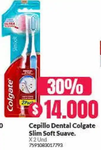 Droguería Alemana Cepillo Dental Colgate Slim Soft Suave oferta