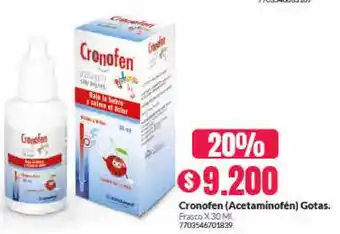 Droguería Alemana Cronofen Acetaminofên Gotas 30ml oferta