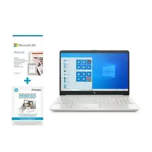 Alkomprar Computador Portatil HP 15,6"; Pulgadas 15-dw1066la Intel Core i5- 8 GB RAM- Disco Estado Sólido 512 GB -Plata Natural + Obse oferta