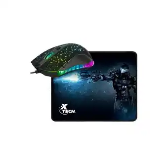 Falabella Mouse gamer usb led 6 botones + pad 28 x 24 cm oferta