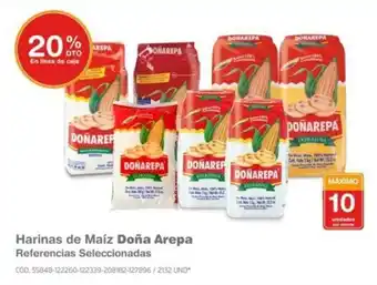 Makro Harinas de Maíz Doña Arepa Referencias Seleccionadas oferta