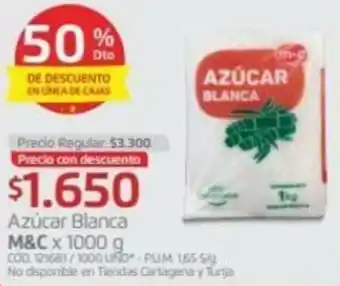 Makro Azúcar Blanca M&C 1000g oferta